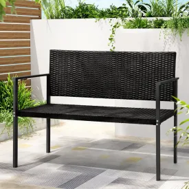 2-Seater Wicker Garden Bench, Weather-Resistant, Gardeon