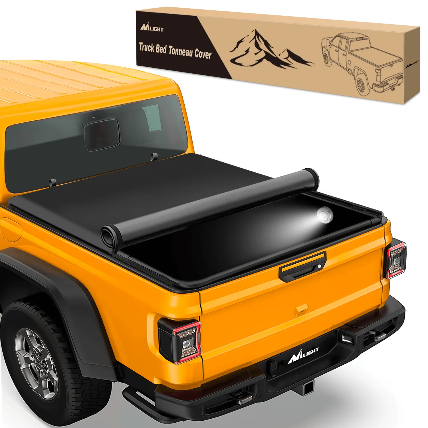 2020-2024 Jeep Gladiator JT 6.5ft Soft Roll Up Truck Tonneau Cover