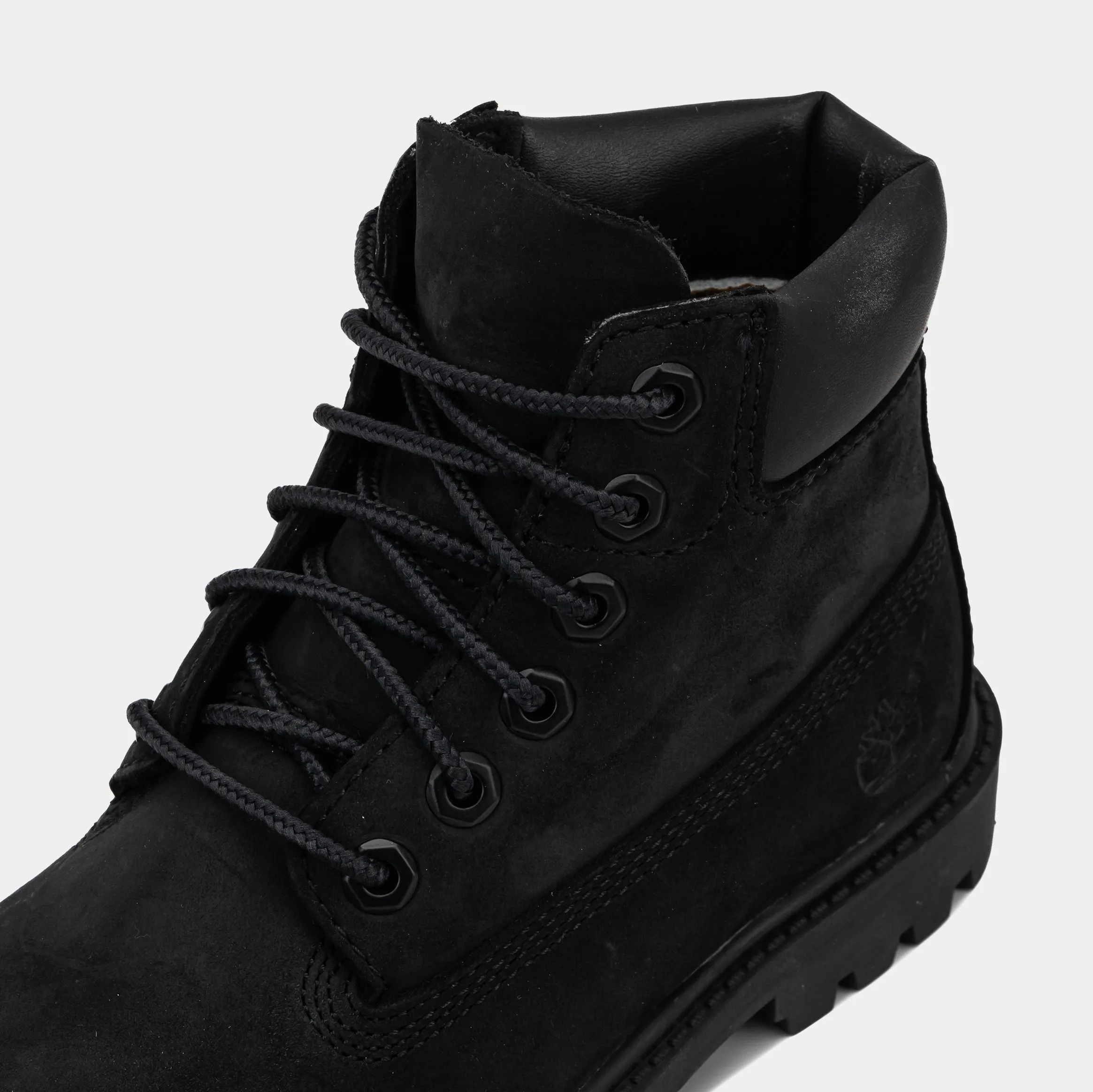 6 Inch Premium Infant Toddler Boot (Black)