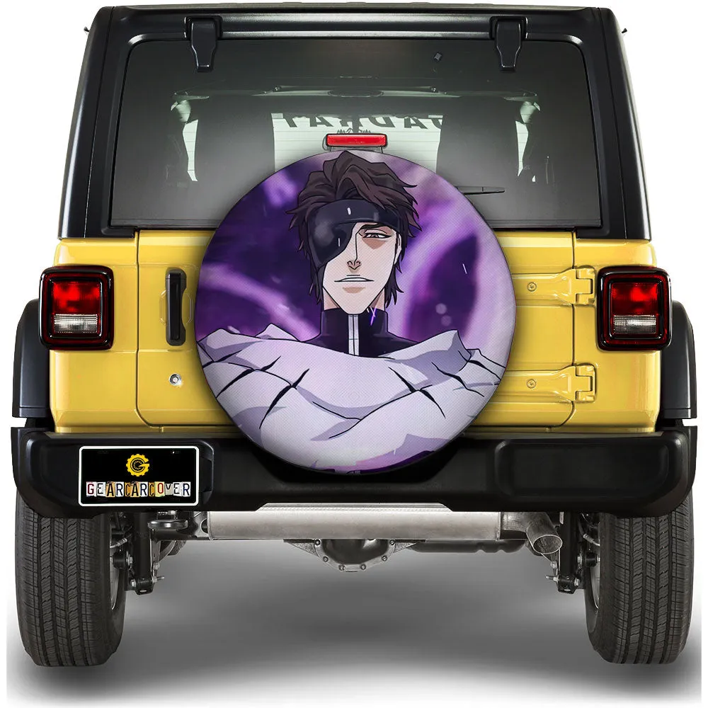 Aizen Sosuke Spare Tire Covers Custom Bleach Car Accessories