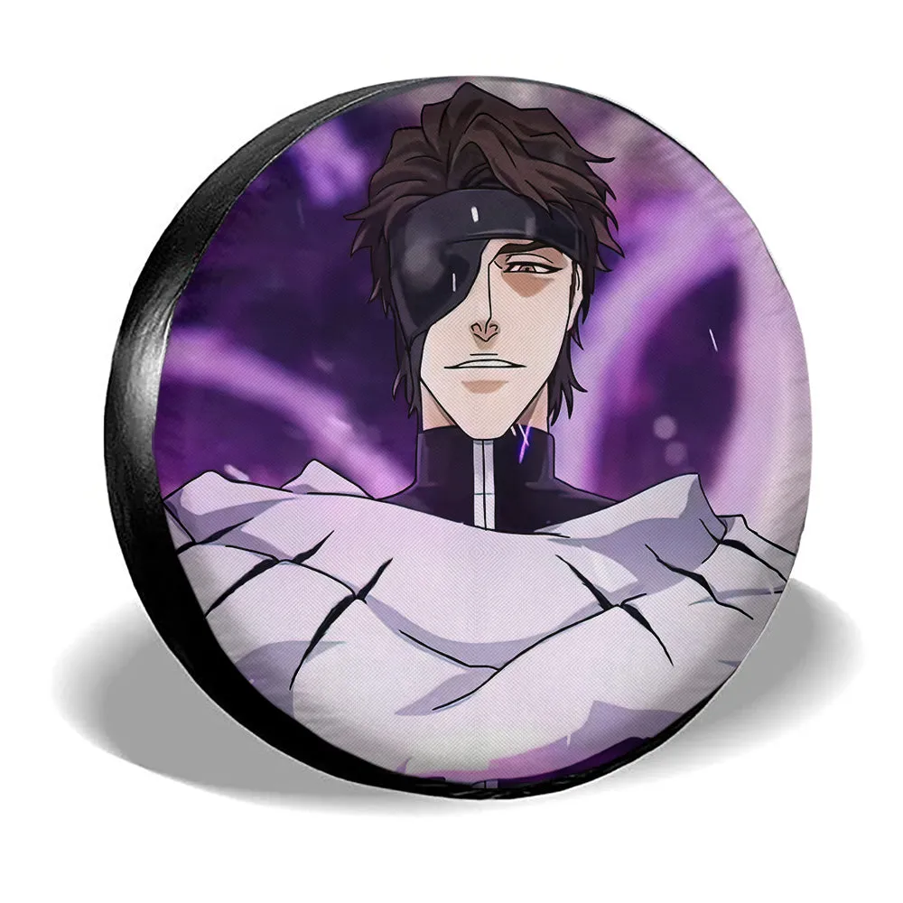 Aizen Sosuke Spare Tire Covers Custom Bleach Car Accessories
