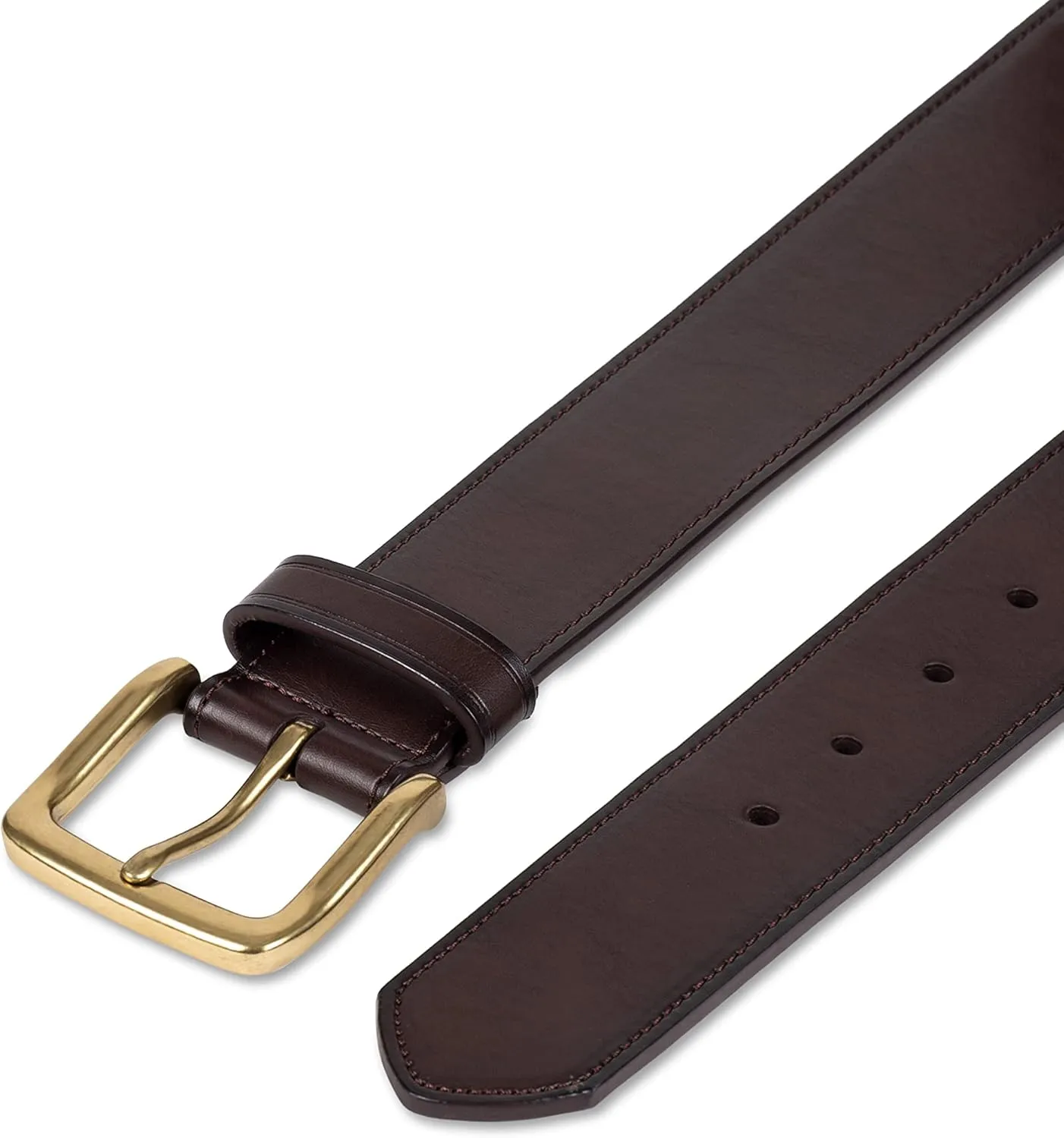 Amazon Essentials Men's Raw Edge Jeans Belt