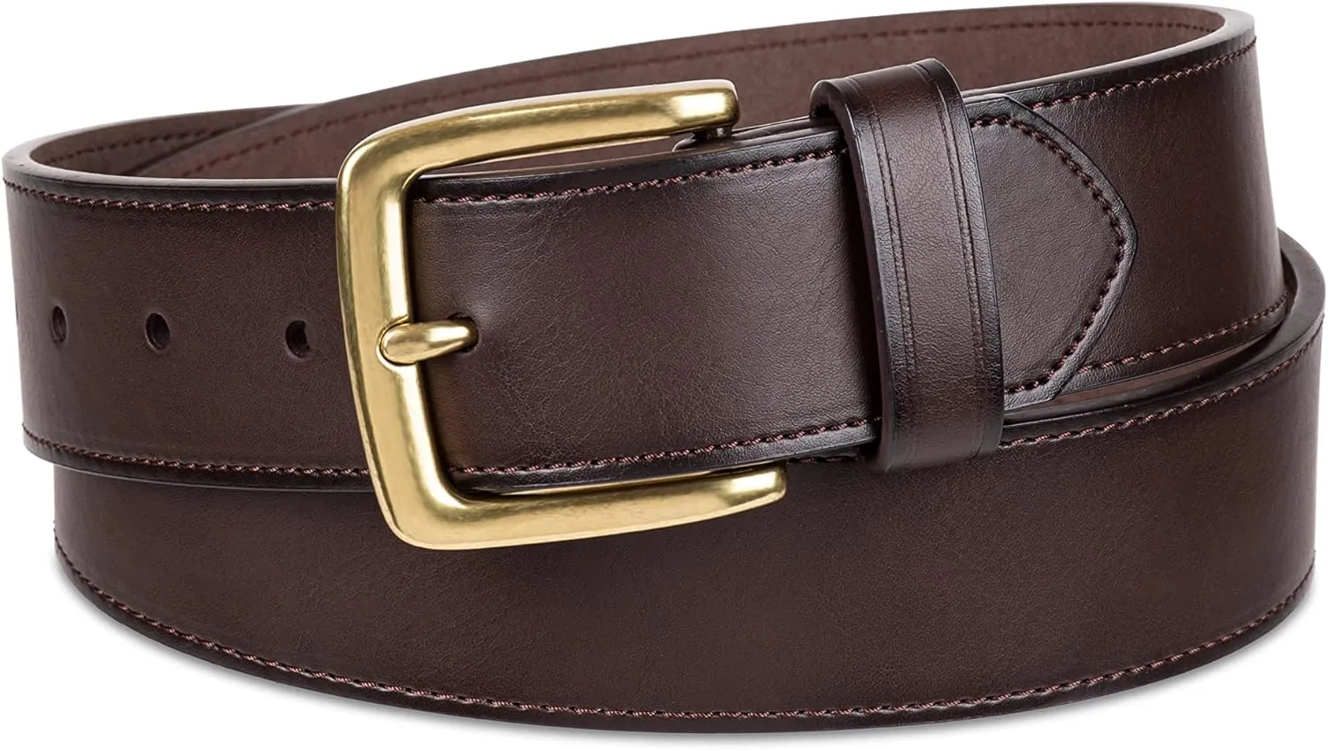 Amazon Essentials Men's Raw Edge Jeans Belt