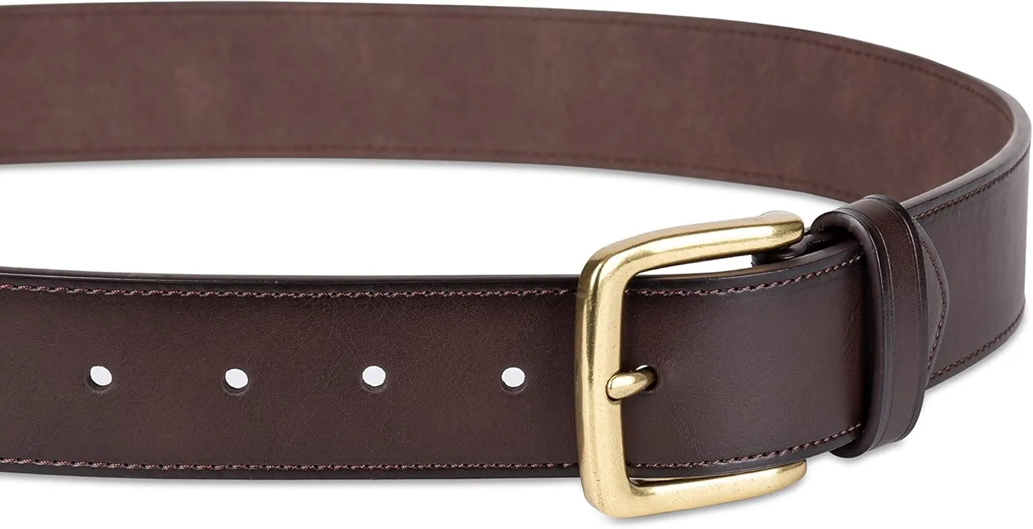 Amazon Essentials Men's Raw Edge Jeans Belt