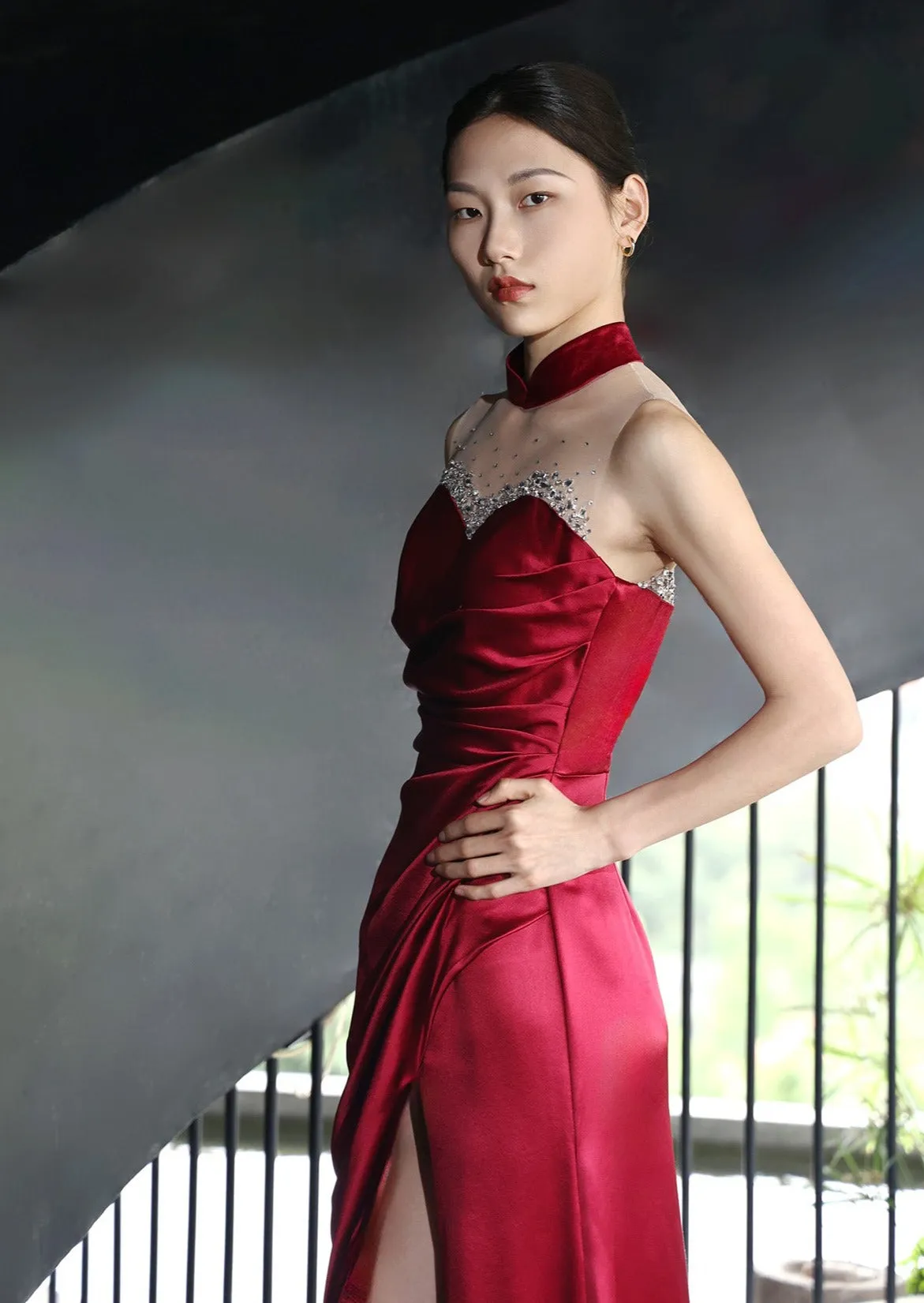 Cassia Crystal Qipao - RTW