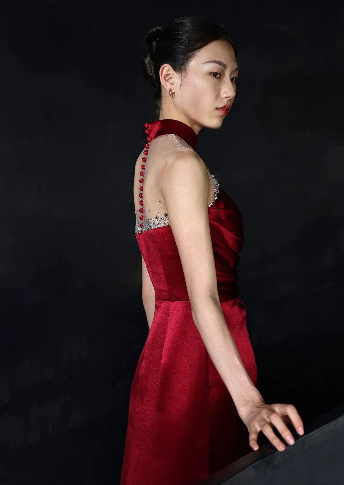 Cassia Crystal Qipao - RTW