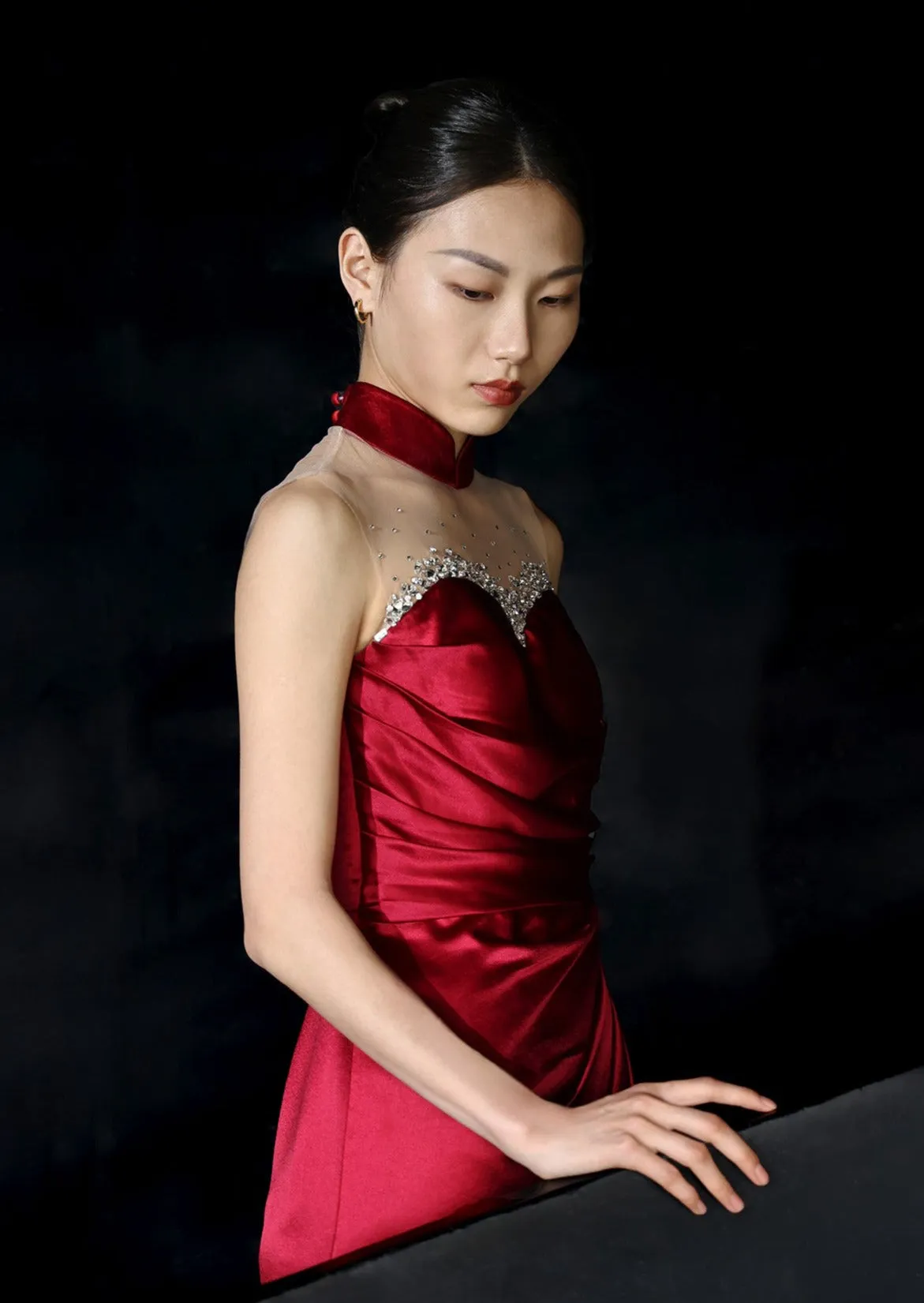 Cassia Crystal Qipao - RTW