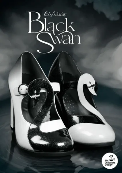 Chocolaticas® BLACK SWAN Mary Jane Pump High Heels