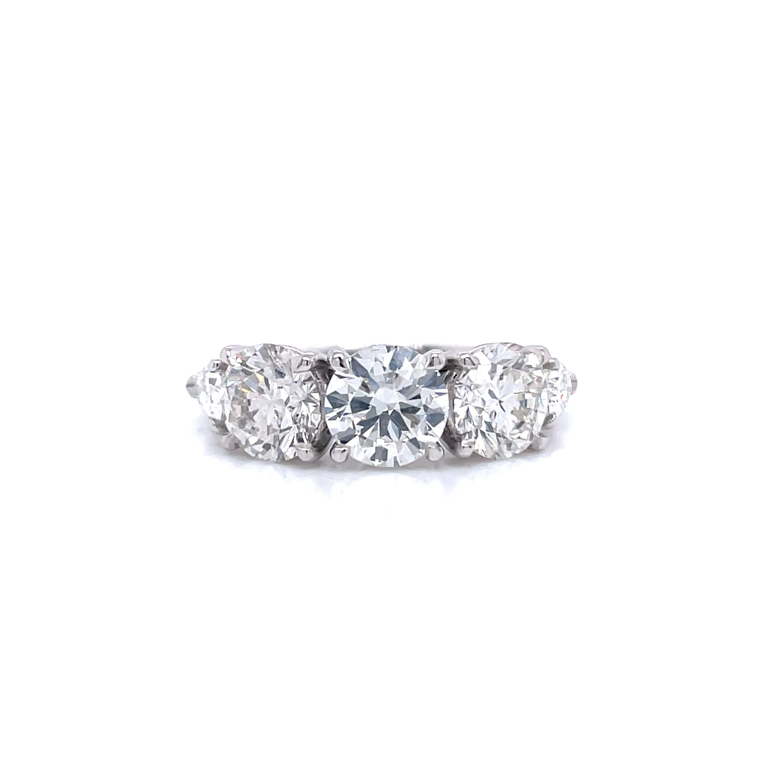 Custom Hand-Crafted 5-Stone Ring