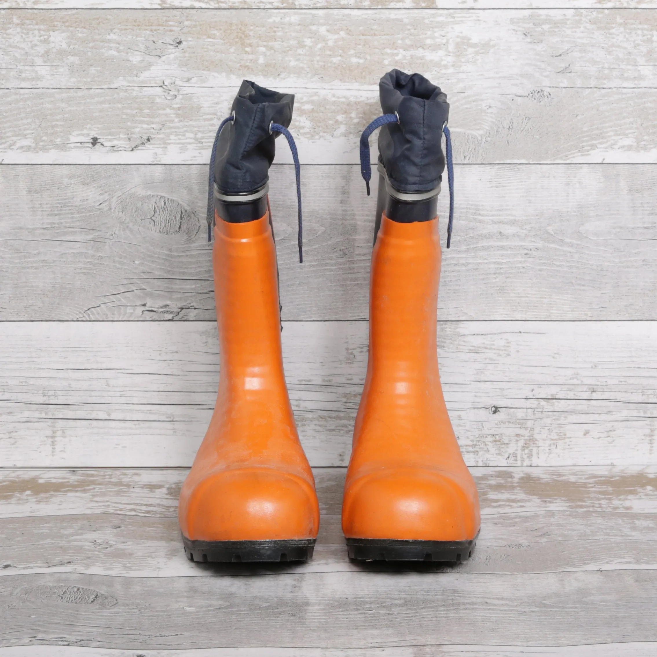 De-Branded Steel Toe Cap Chainsaw Class 3 Wellington Boots UK5.5