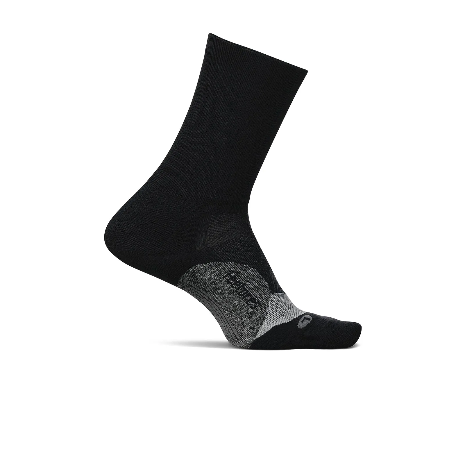 Feetures E9033159 Elite Light Cushion Crew Sock (Unisex) - Black