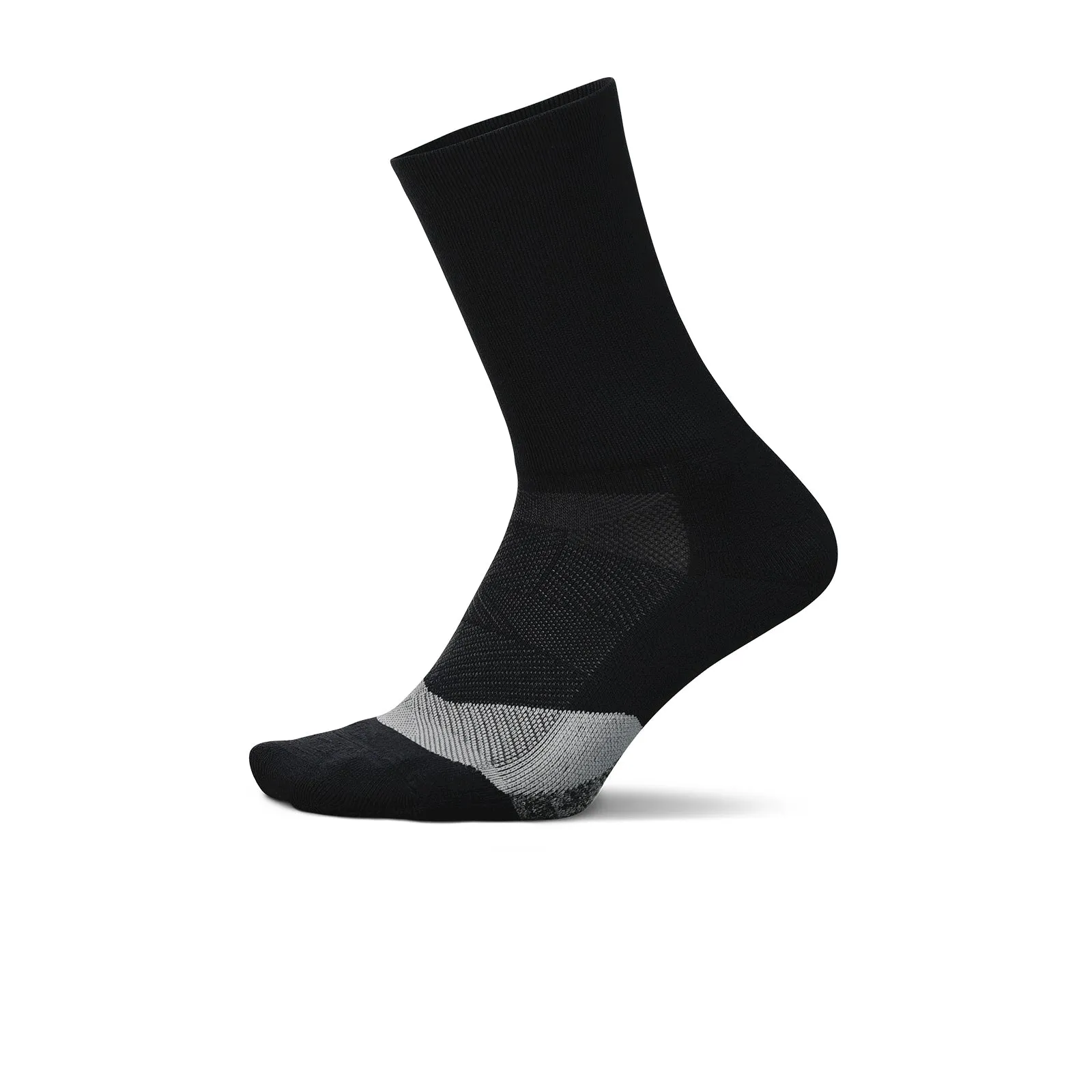 Feetures E9033159 Elite Light Cushion Crew Sock (Unisex) - Black