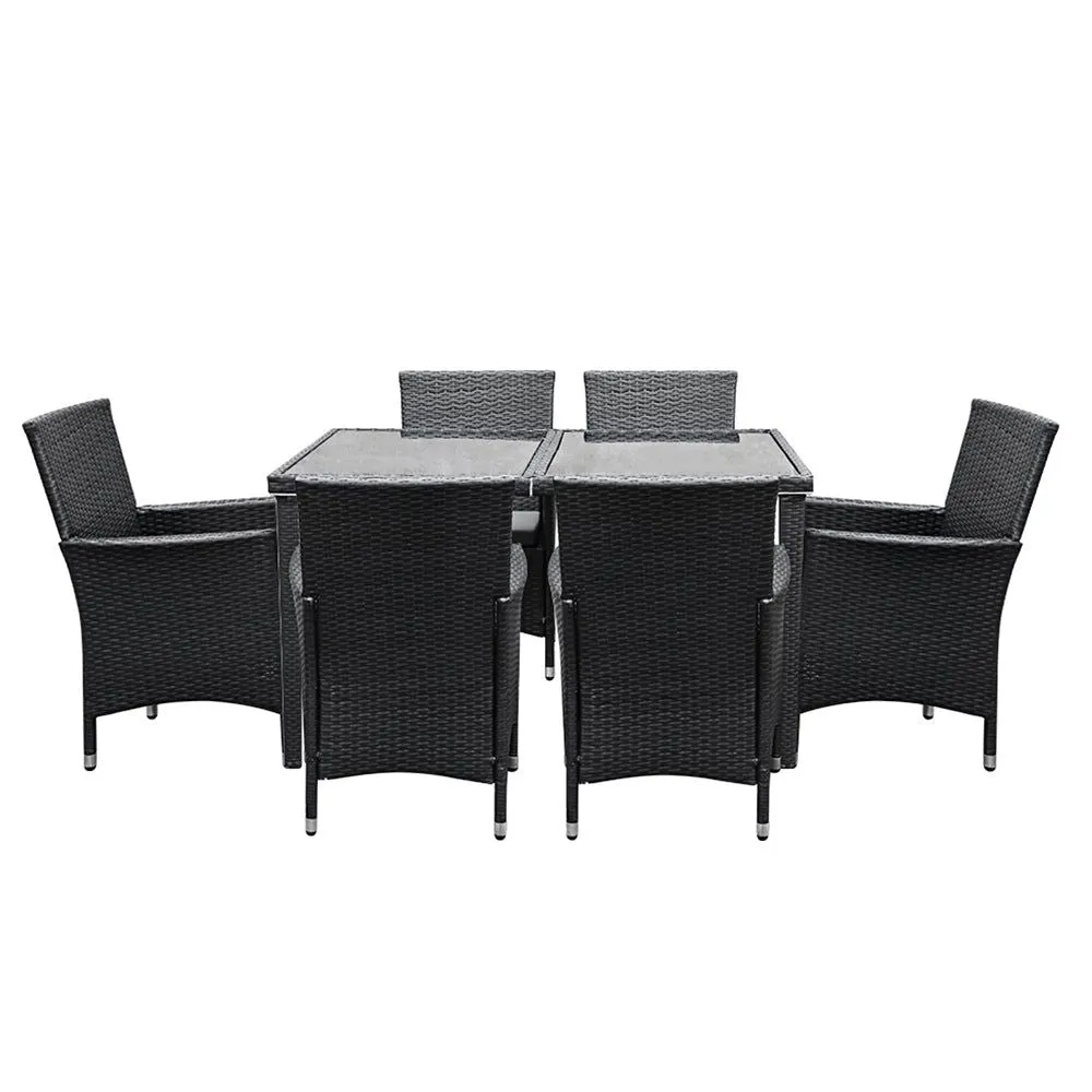 Gardeon Outdoor Furniture Seven Piece Dining Set