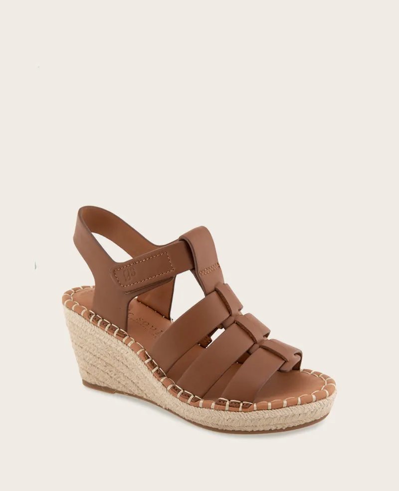 GENTLE SOULS - Capelin Leather Espadrille Wedge