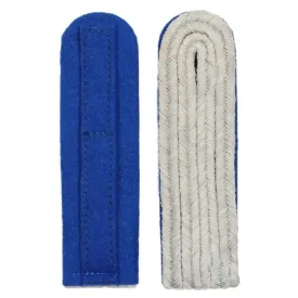 German Junior Officer Shoulder Boards - Cornflower Blue piped
