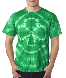 gildan tie-dye adult shamrock tee - shamrock (3xl)