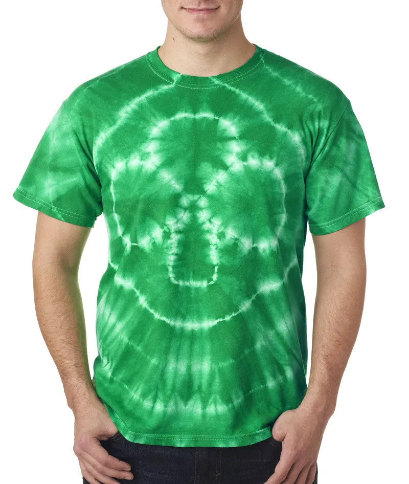 gildan tie-dye adult shamrock tee - shamrock (3xl)