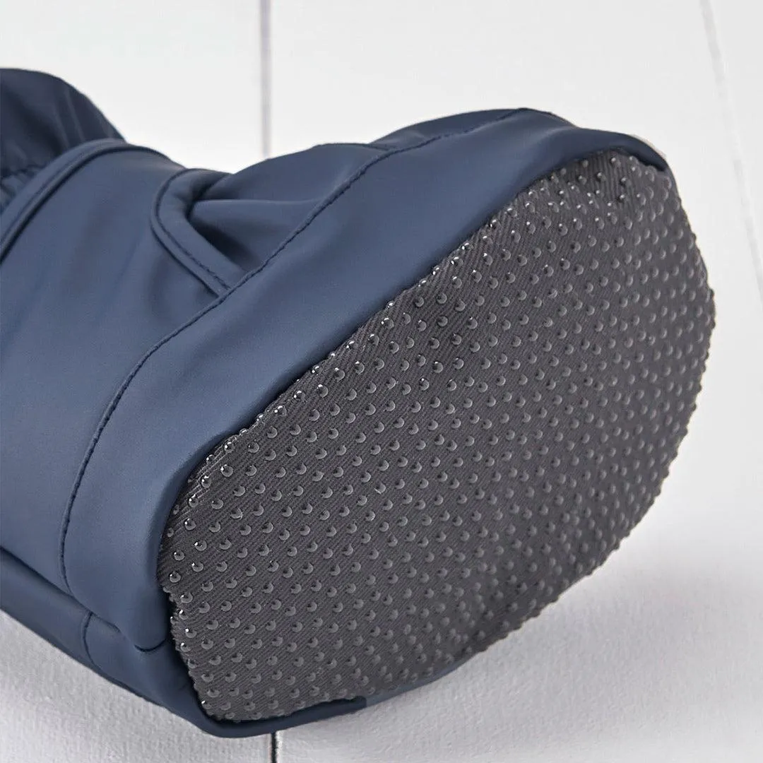 Grass & Air Mini Adventure PU Bootie - Navy