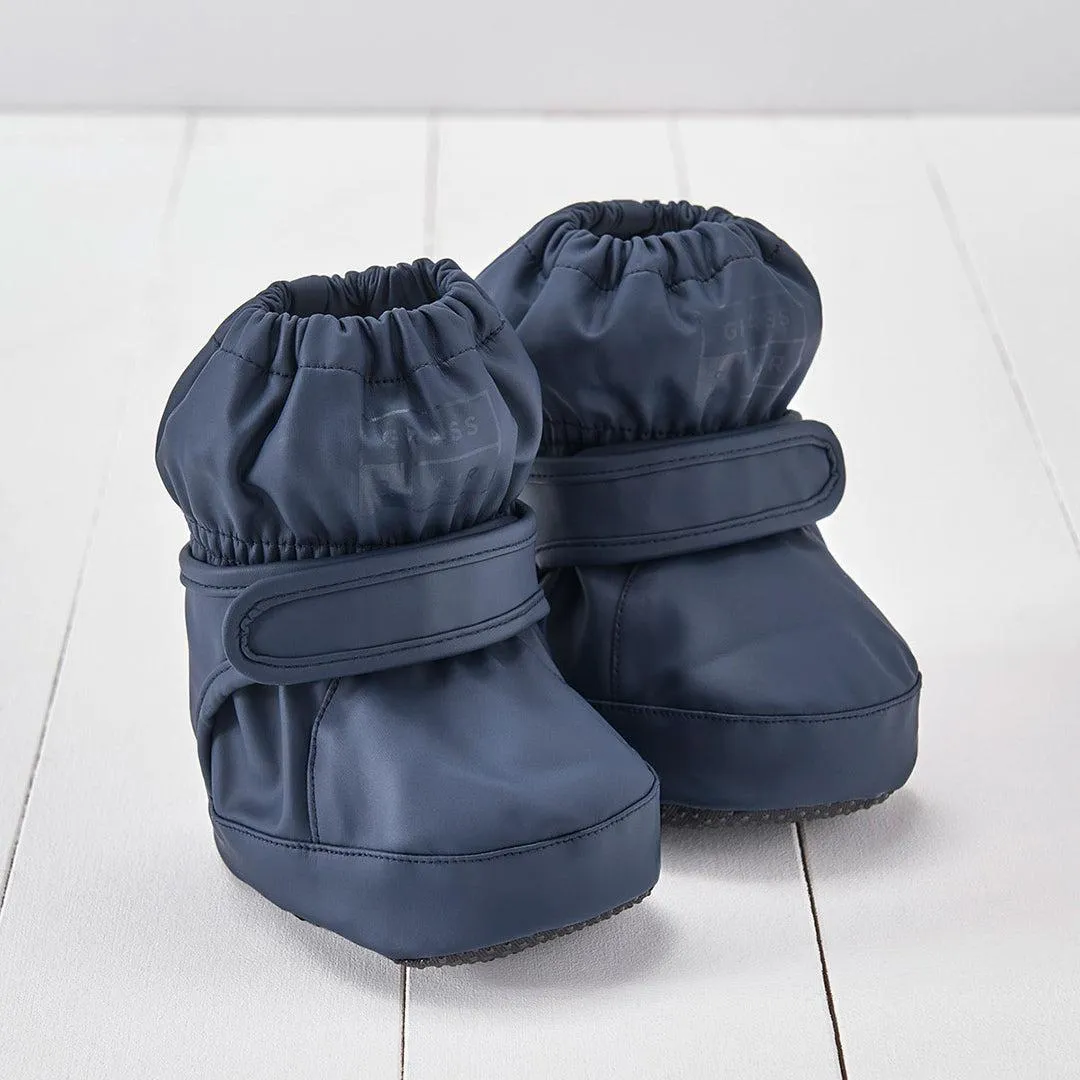 Grass & Air Mini Adventure PU Bootie - Navy