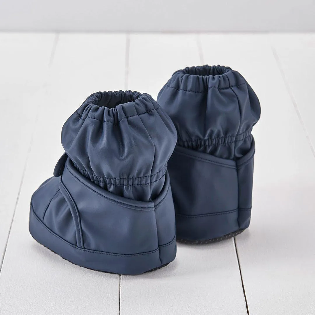 Grass & Air Mini Adventure PU Bootie - Navy