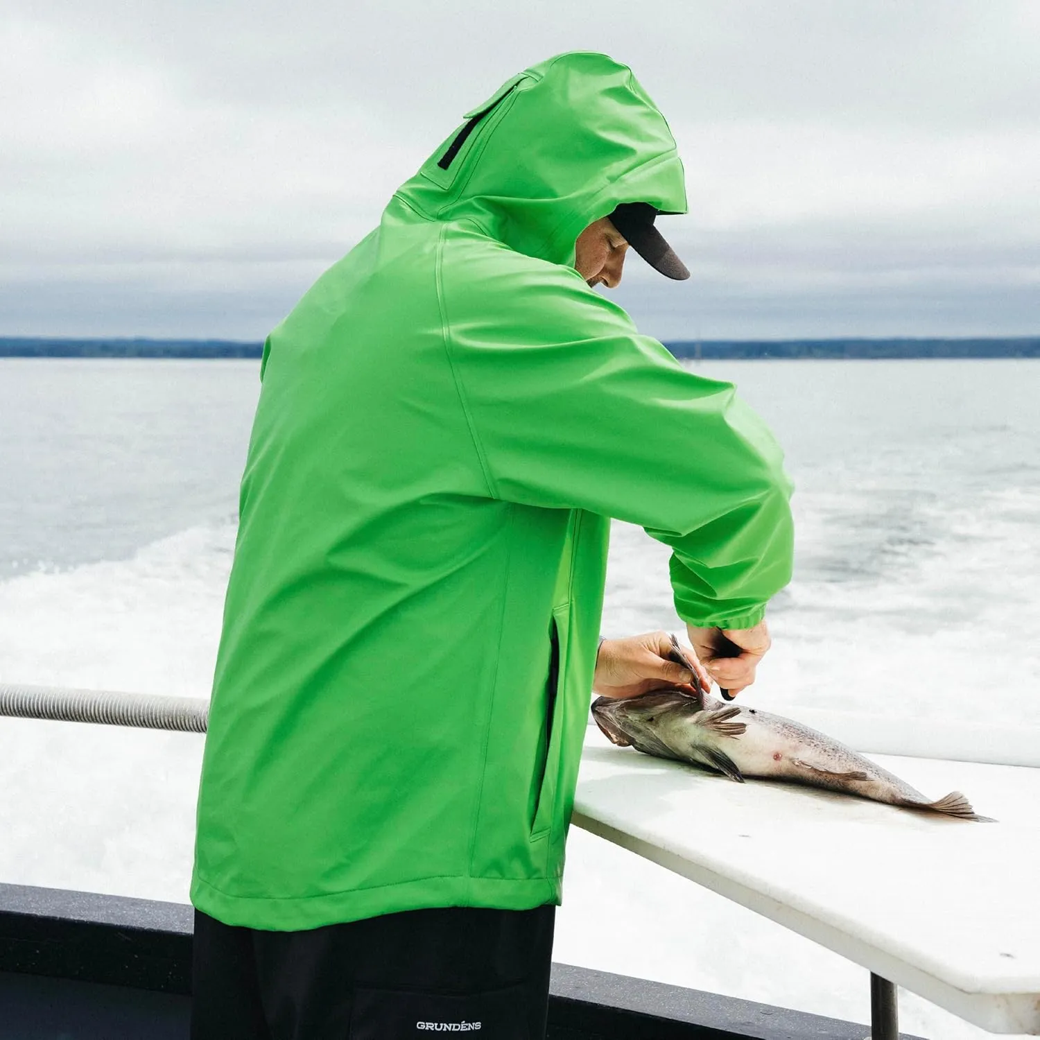 Grundens Men??s Neptune Commercial Fishing Jacket | Waterproof, Adjustable