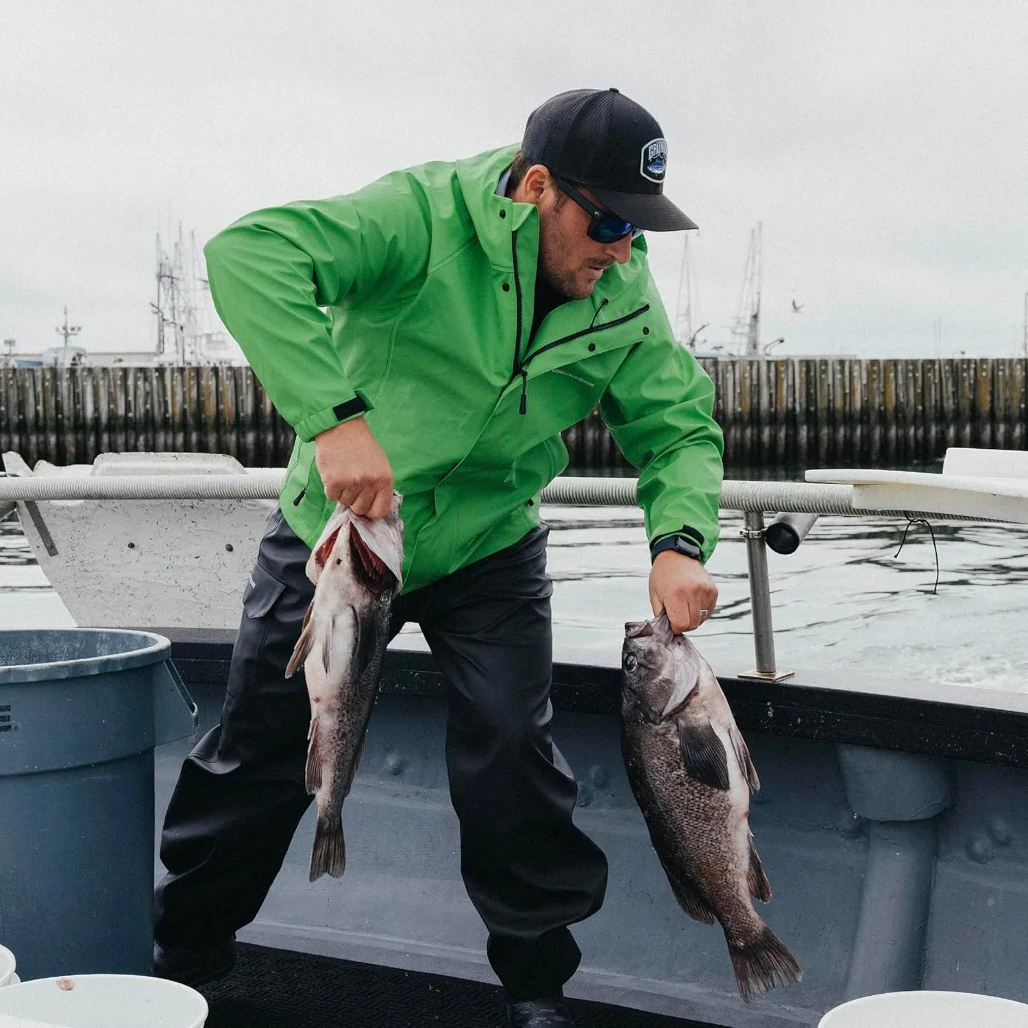 Grundens Men??s Neptune Commercial Fishing Jacket | Waterproof, Adjustable