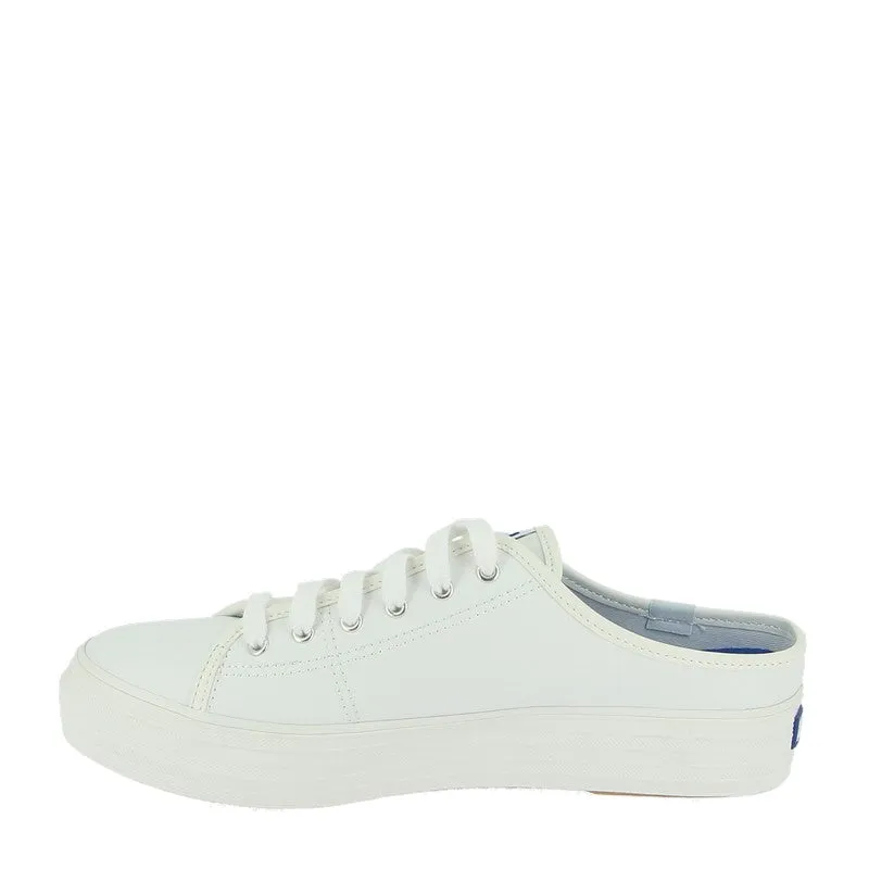 Keds Triple Kick White Mule