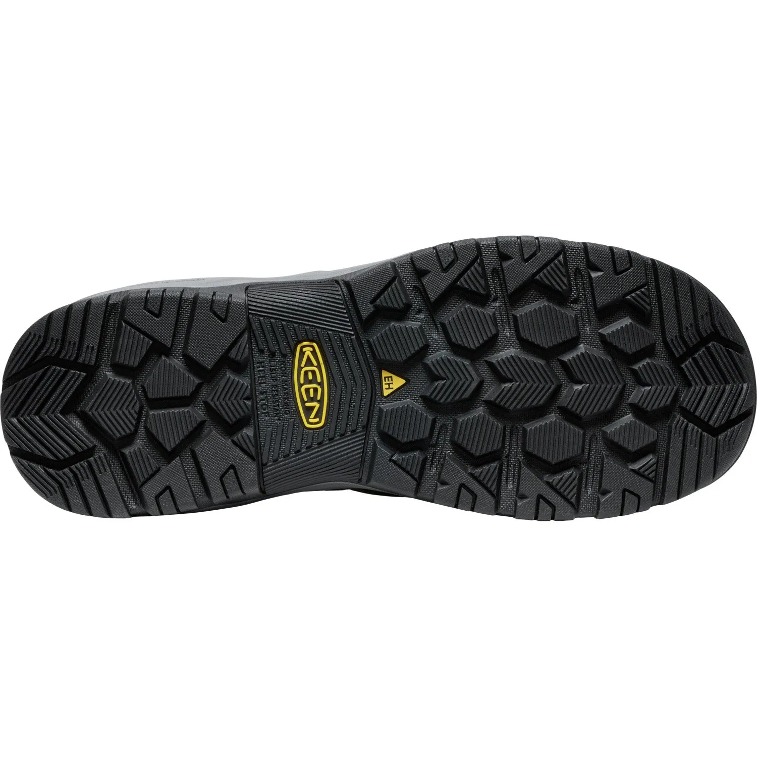 Keen Utility Mens Evanston 6in WP Int Met CT Bison/Black Leather Work Boots