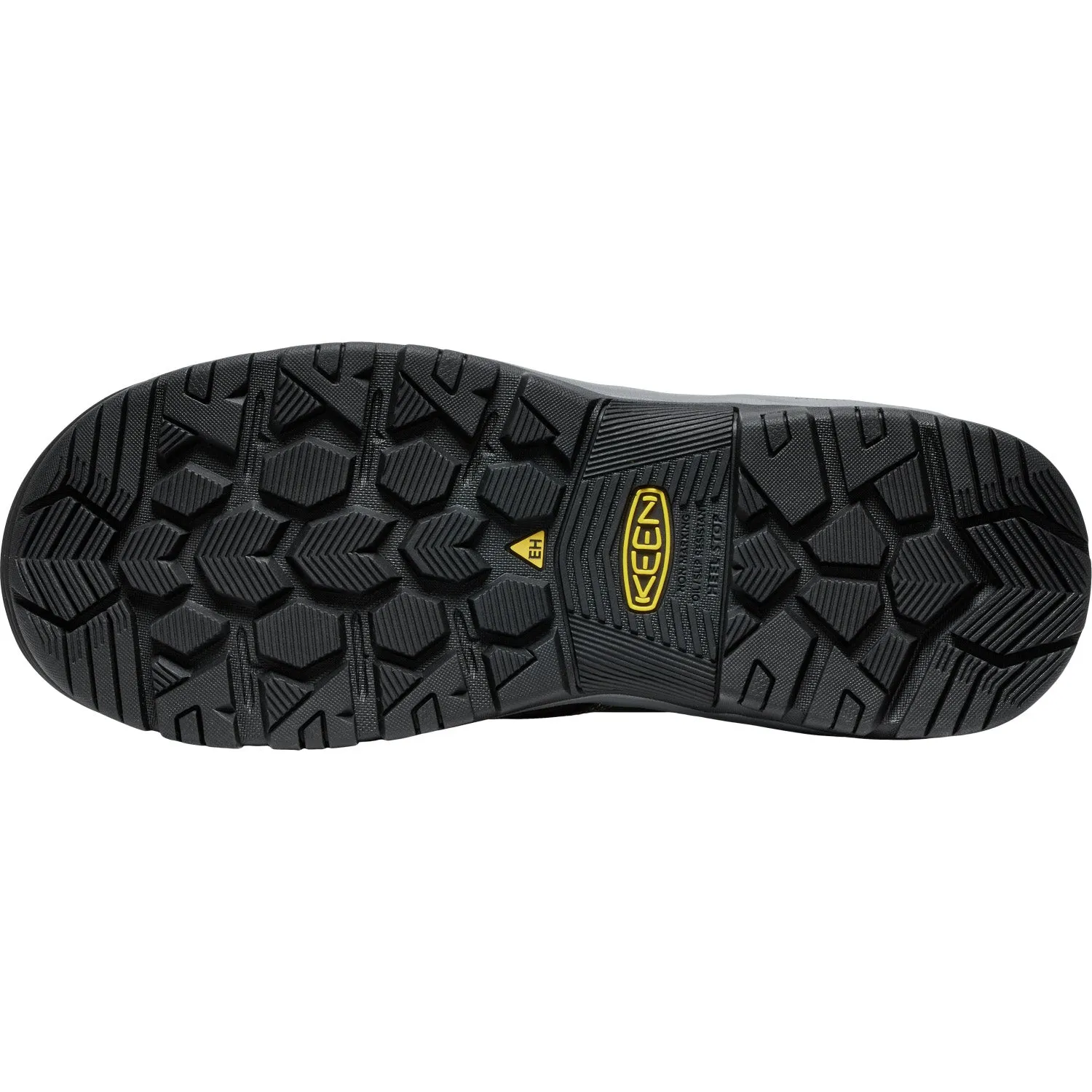 Keen Utility Mens Evanston 6in WP Int Met CT Bison/Black Leather Work Boots