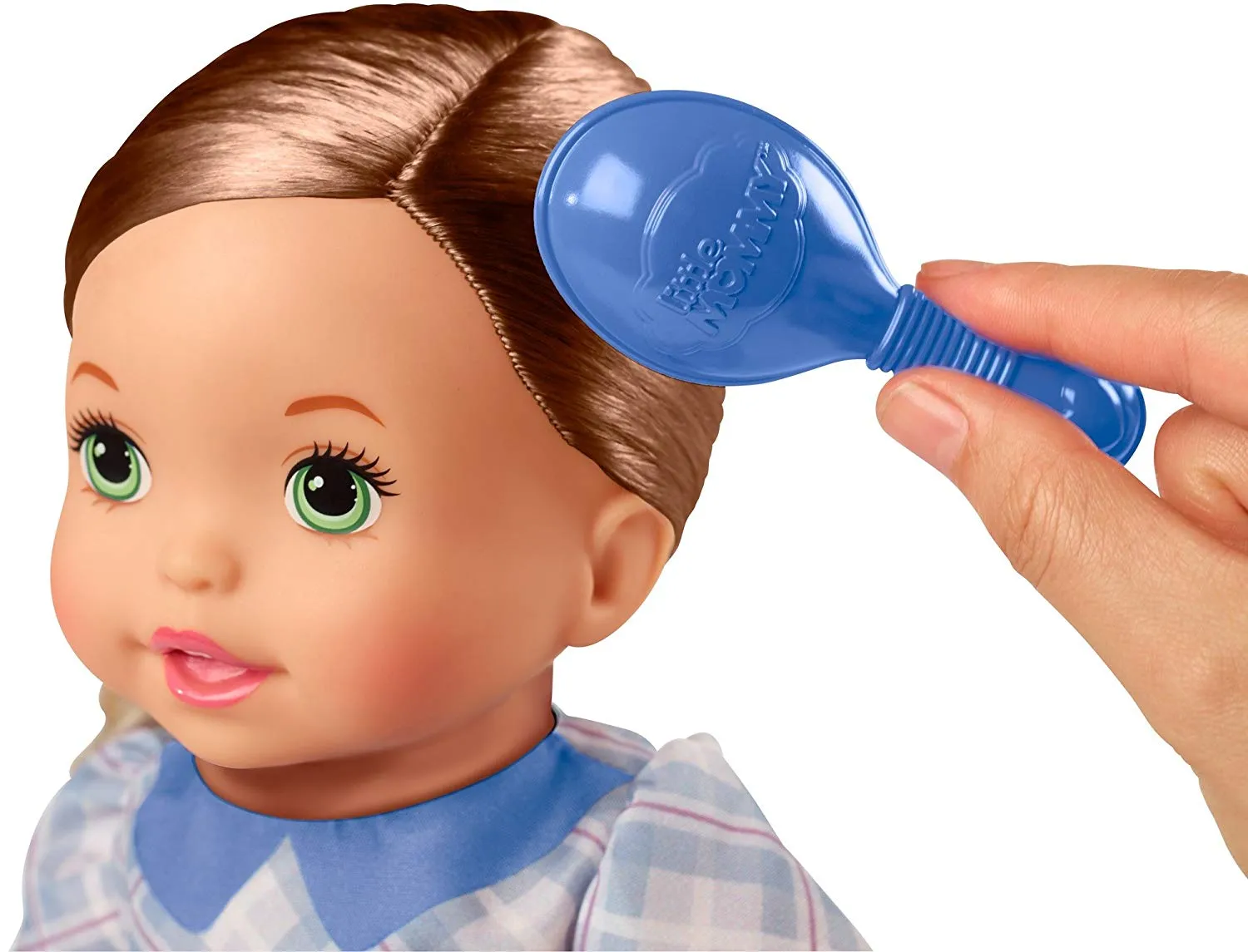 Little Mommy Sweet As Me Plaid Dress Doll with Hairbrush