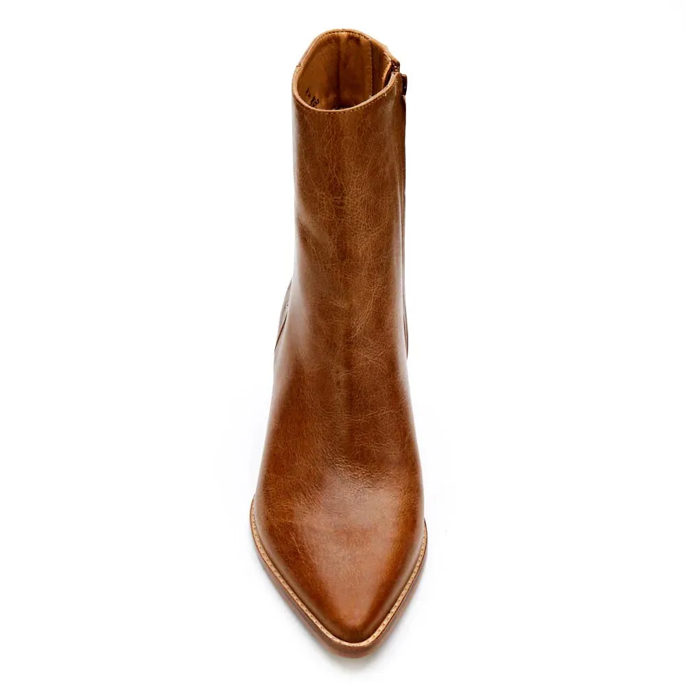 Matisse Caty Ankle Boot - Vintage Tan Leather | Stylish Women's Boots