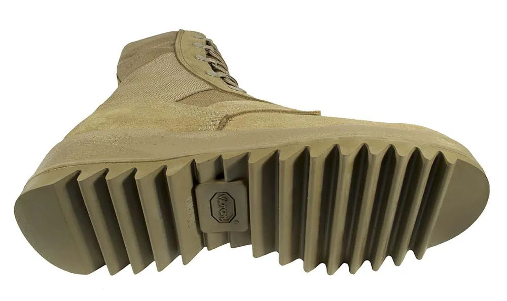 MCRAE Hot Weather Coyote Ripple Sole Combat Boots