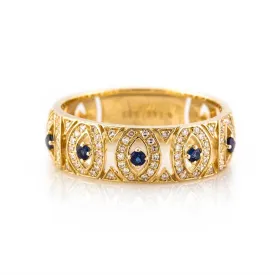 Ornate Evil Eye Ring