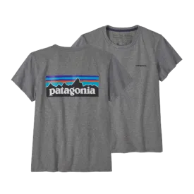 Patagonia Wmns P-6 Logo Responsibili-Tee Gravel Heather