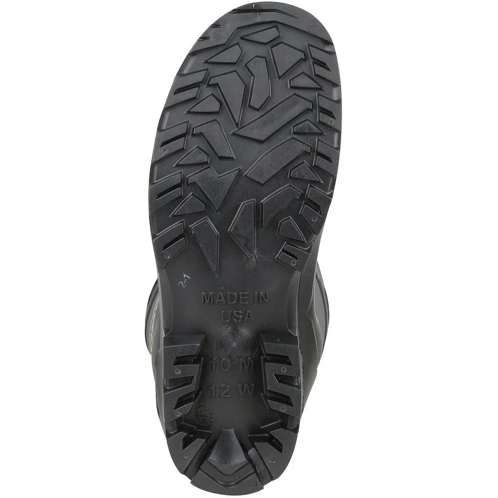 PIP Boss Footwear 383-820 PVC Full Safety Steel Toe and Midsole Boot, Black, 1 Pair
