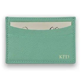 Robin’s Egg Leather Slim Card Case