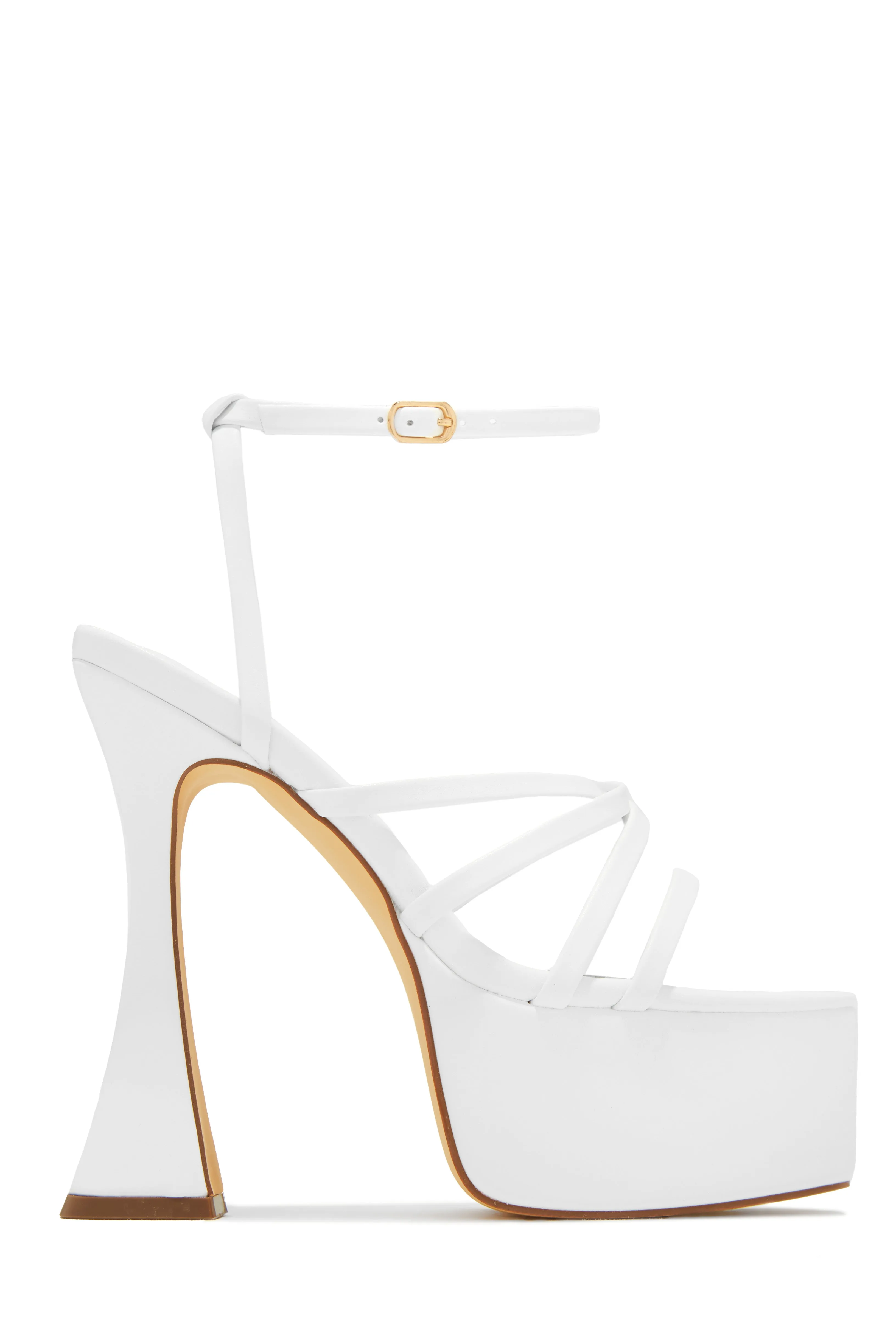 Rozalia Platform High Heels - Silver