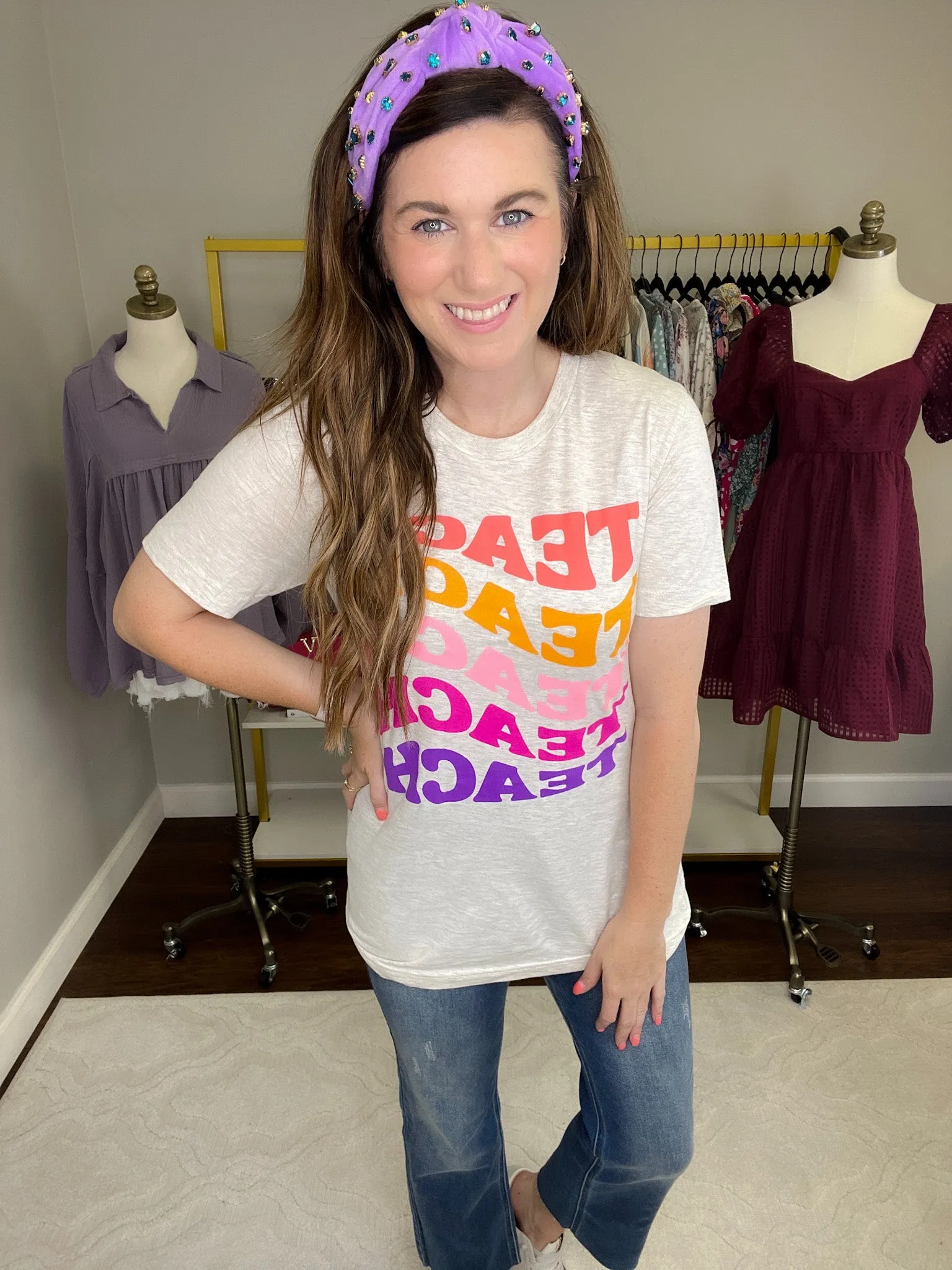 SALE! Teach Wavy Tee