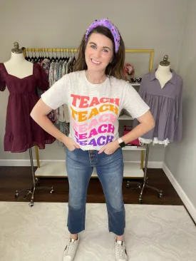 SALE! Teach Wavy Tee