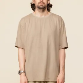 Satta - Hemp Flatlock T-Shirt - Warm Grey