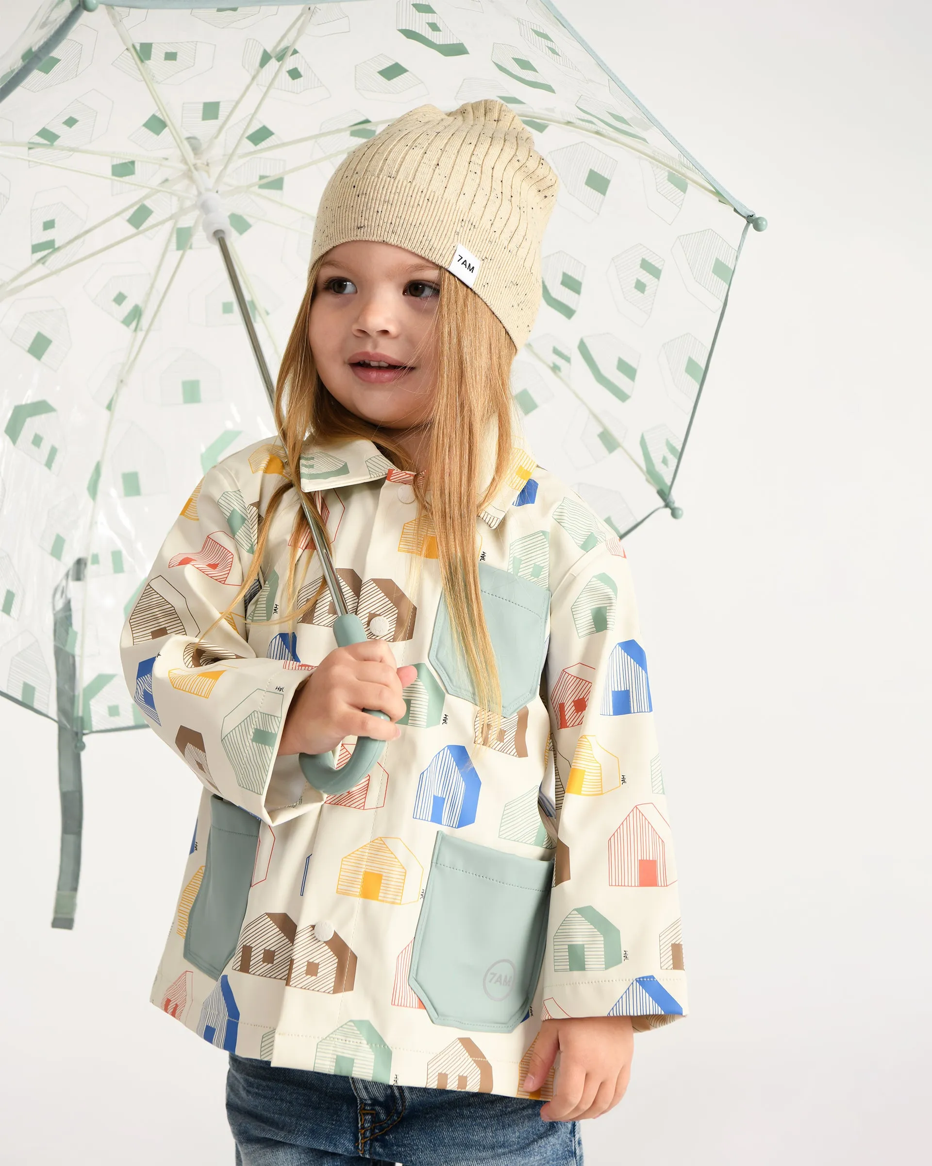 Teal House Umbrella