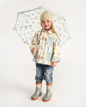 Teal House Umbrella