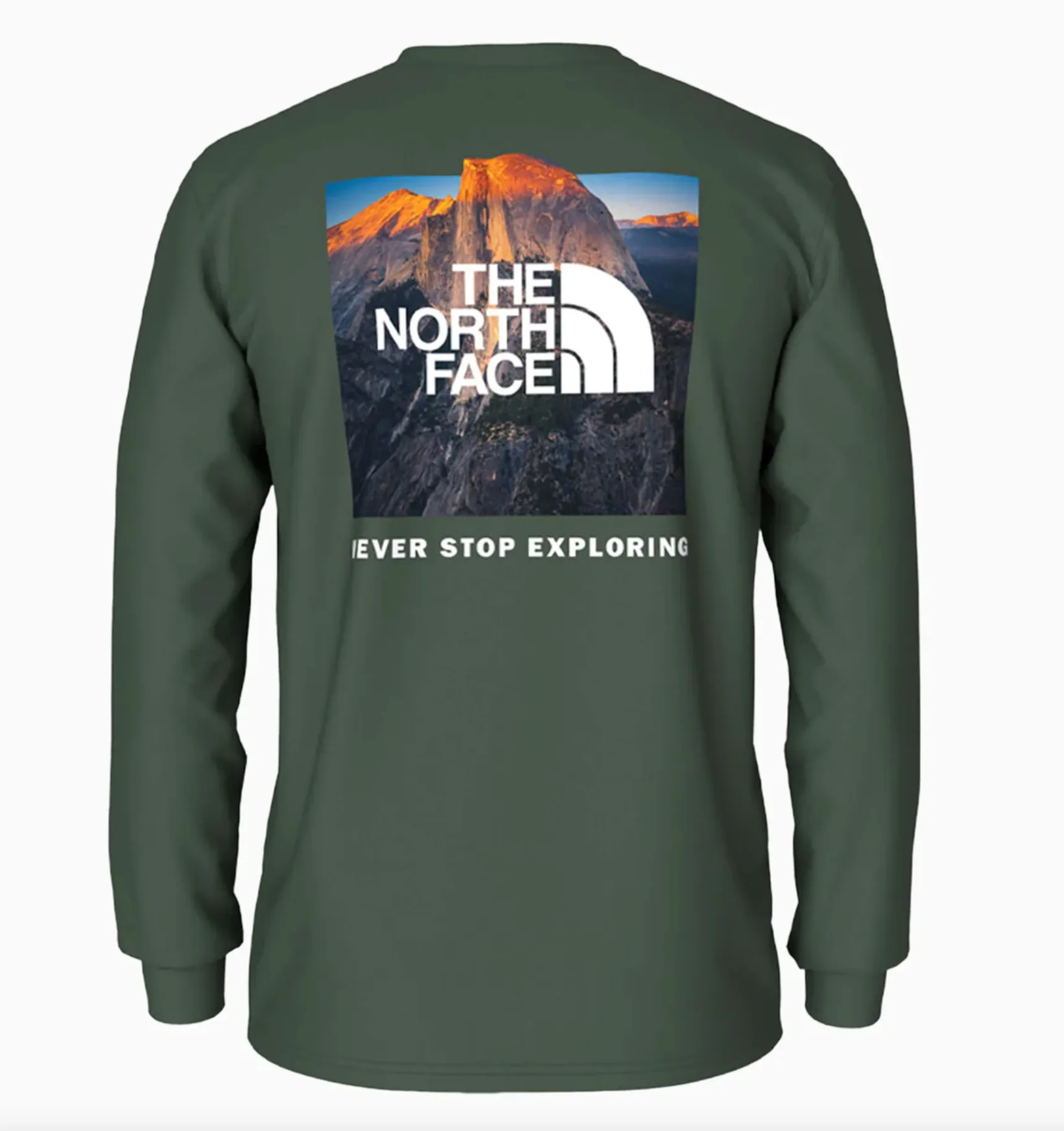 The North Face Long Sleeve Box NSE Tee Pine Needle