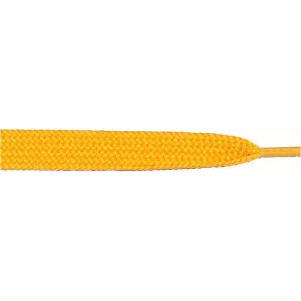 Wholesale Thick Flat 3/4" - Gold (12 Pair Pack) Shoelaces