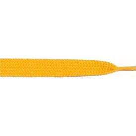 Wholesale Thick Flat 3/4" - Gold (12 Pair Pack) Shoelaces