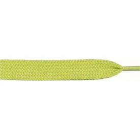 Wholesale Thick Flat 3/4" - Lime (12 Pair Pack) Shoelaces