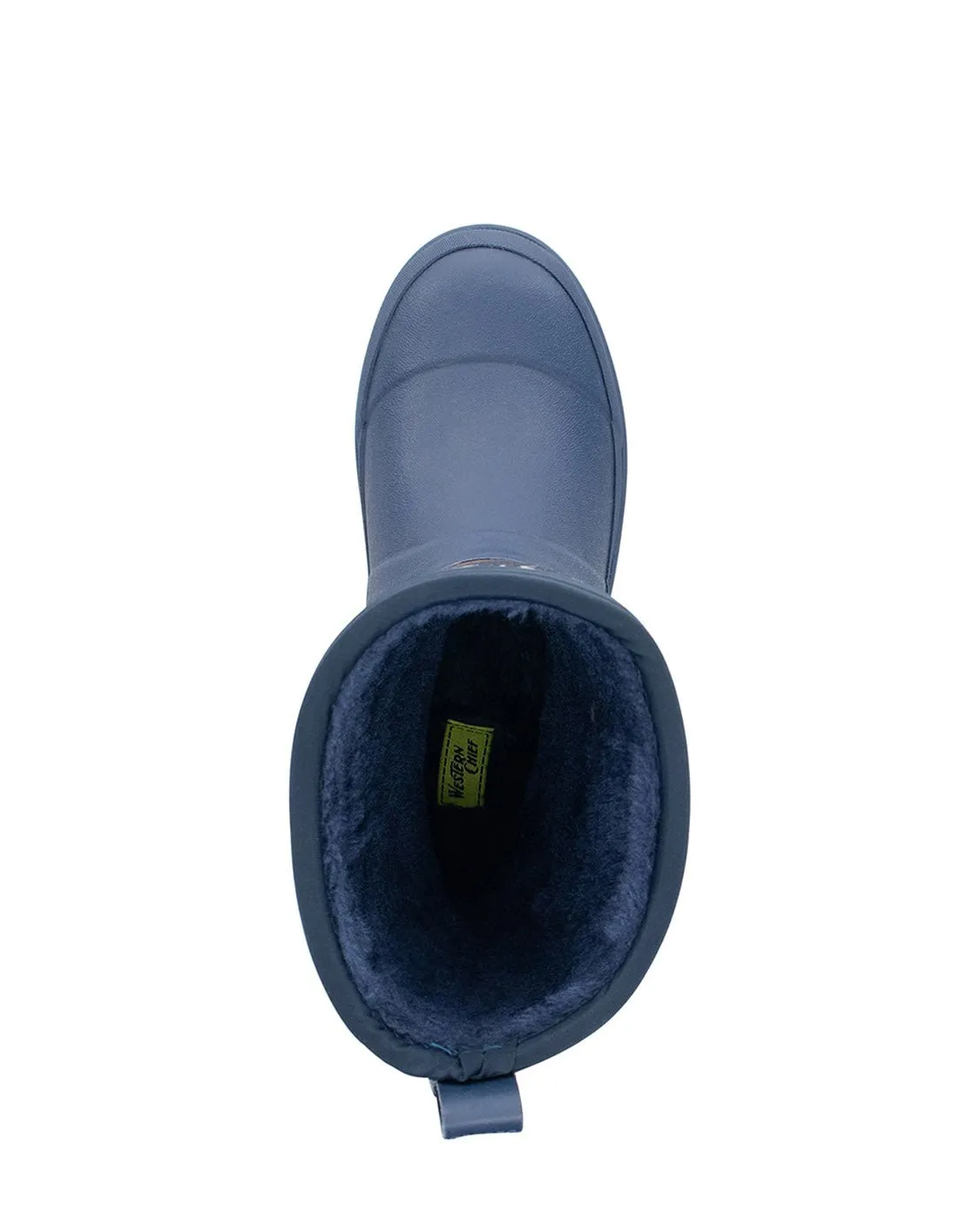 Women's Horse Neoprene Faux Fur Mid Cold Weather Boot - Navy